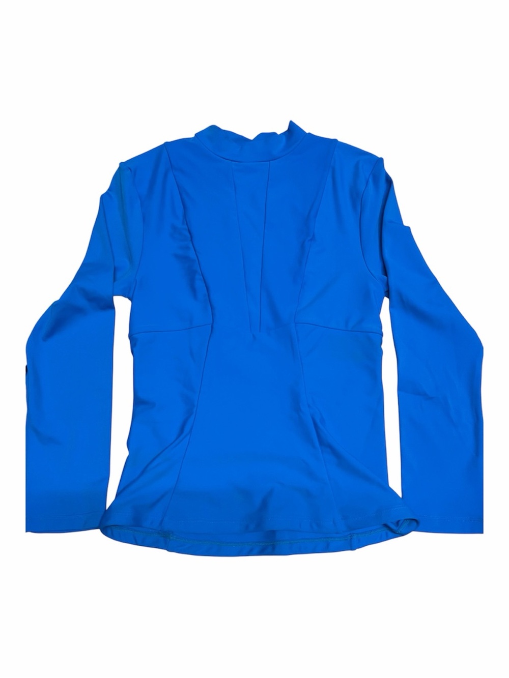 NEW Mikoh “Lowers” Women’s Long Sleeve Rash Guard Swim Shirt in bright blue S